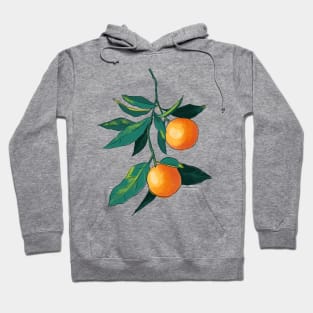 Orange Branch, Citrus Fruit Hoodie